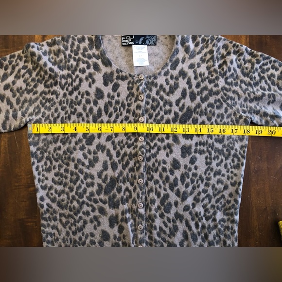 Leopard Print Cardigan - small - Picture 5 of 10